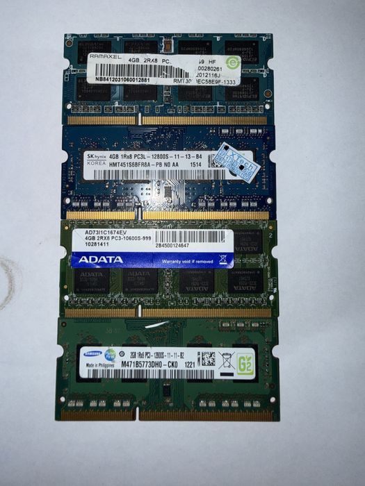 operativka ddr3 4GB 1600Mhz Noutbuk Monoblok uchun