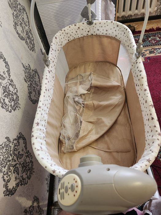 bolalar lulka elektron musiqali krovati