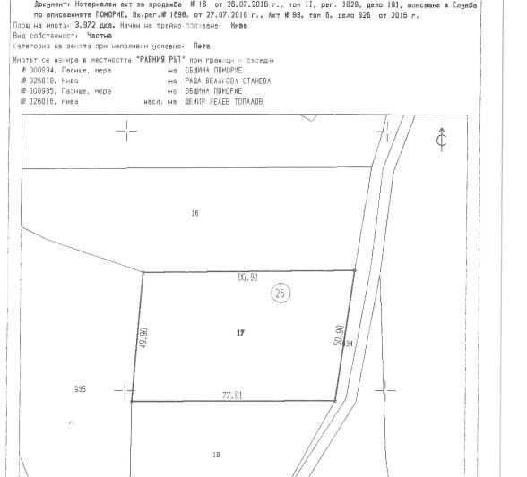 Продава се Земеделски имот в Варна, Автогара -  кв.м за 521 €/дка - Снимка #2