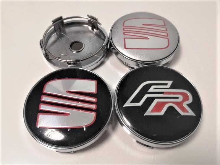 Капачки за джанти Сеат сиви / черни