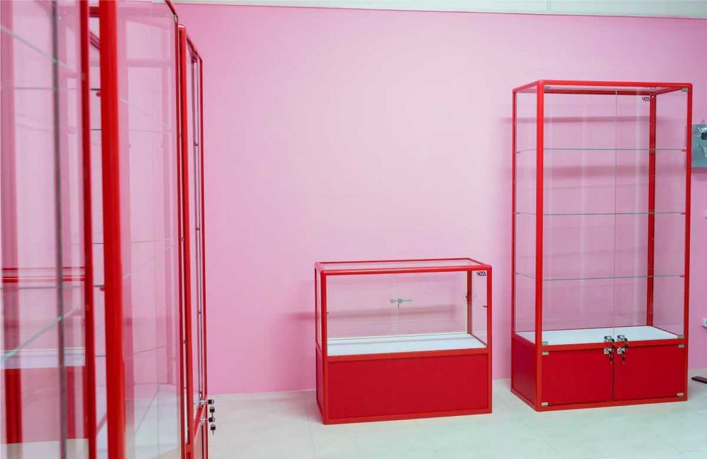 Прилавок витрина, стеклянная, metal oynaly vitrina va prilavkalar