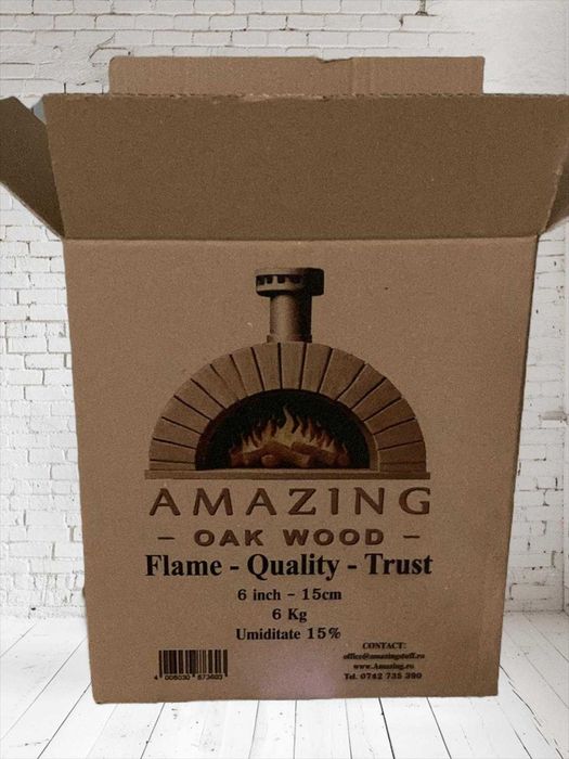 Lemn de Foc Stejar Premium Amazing Oak Wood – Tăiat la 13 cm și 15 cm