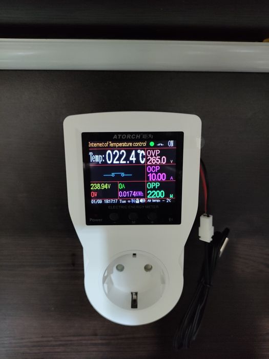 Прецизен терморегулатор 0,1 градуса 3600 вата инкубатор! Wi-fi