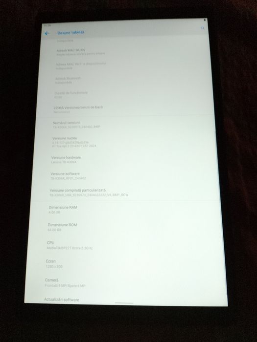 Lenovo tab M10 impecabila