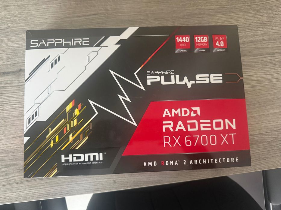 Видео карта AMD RX 6700 XT 12GB  Гаранция!!! GDDR6 Radeon Sapphire PULSE GPU – ЧИСТО НОВА