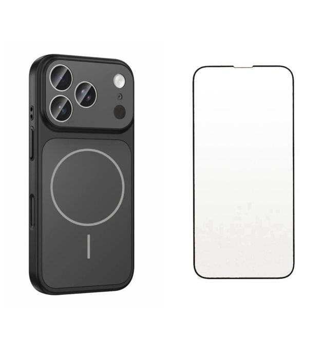 Iphone 17 AIR PRO MAX - Husa Magnetic Case si Folie Sticla Curved