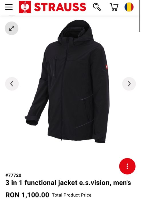 Engelbert Strauss Vision Functional Jacket M uvex mascot snickers