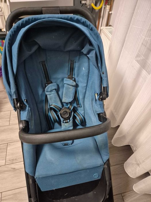 Carucior 2 in 1 CYBEX Balios S 5 puncte, 0 luni-4 ani turcoaz-negru