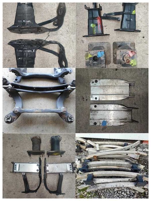 Греди буфери маски и предни и задни мостове - магарета от Мерцедес