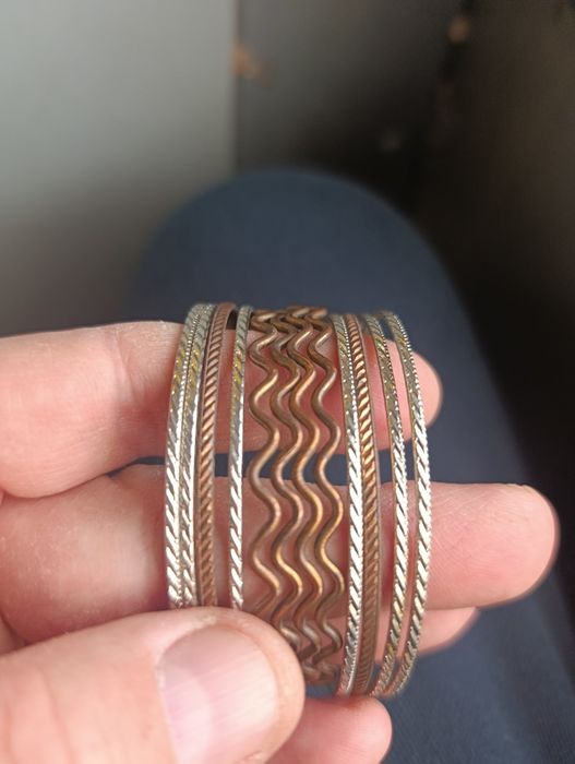 Редкий медный браслет