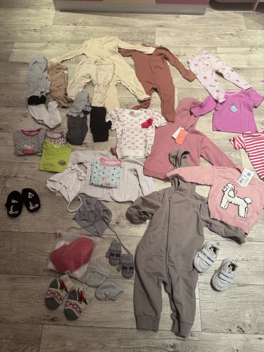 Детская одежда пакетом до 1,5 года кофты комбинезон для дома