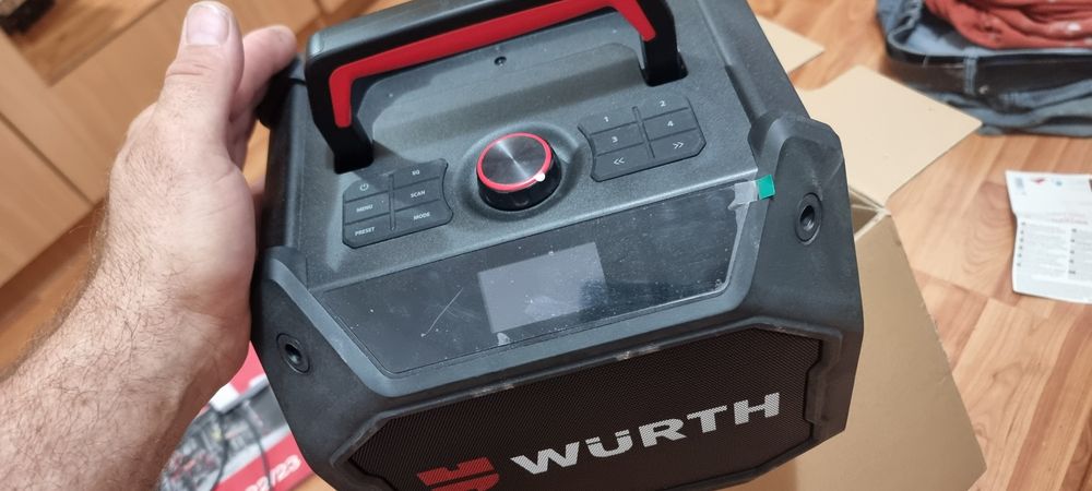Vand boxa santier Wurth BR 18 dab