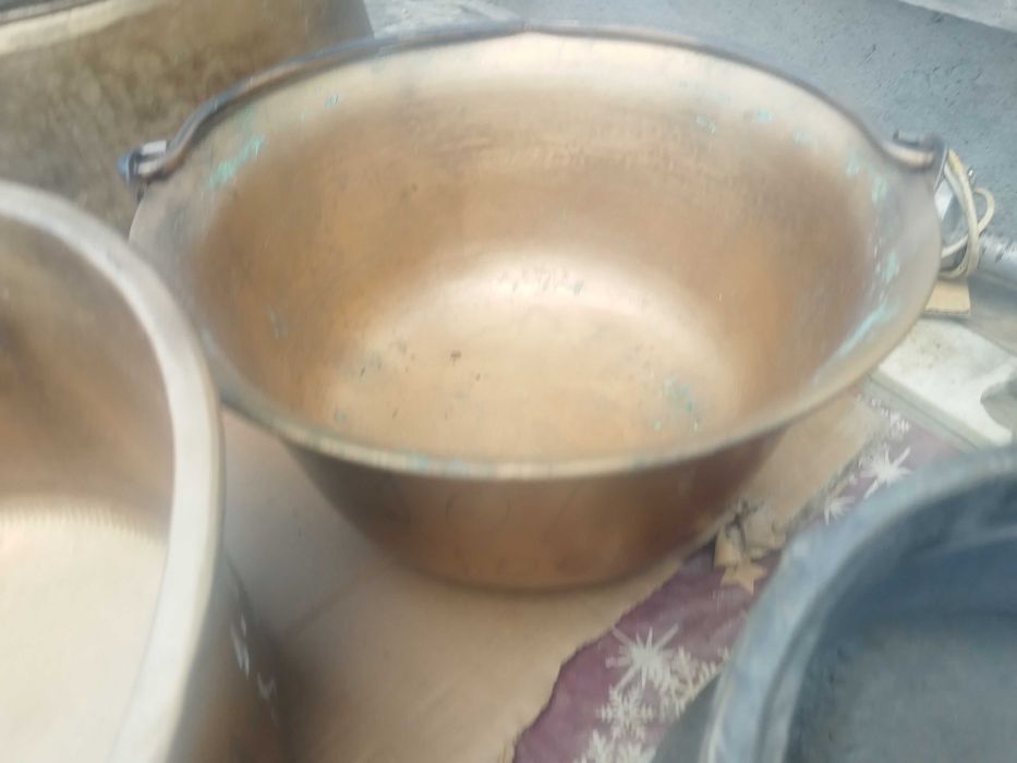 Oaka căldare de cupru ceaun mâncare carne tocana