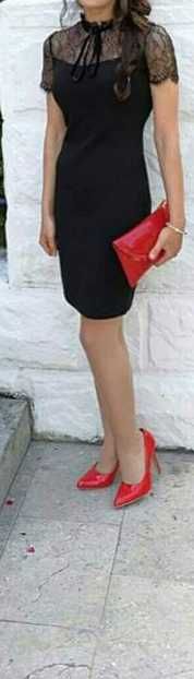 Rochiță scurtă,neagră