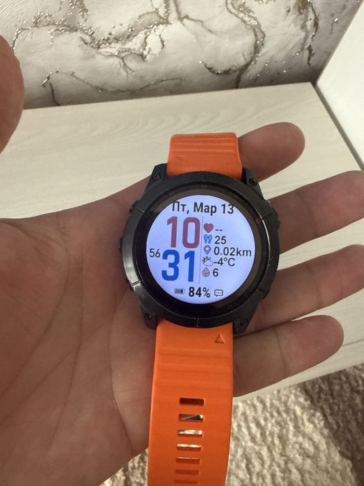Часы Garmin  Fenix 7X sapphir solar titanium