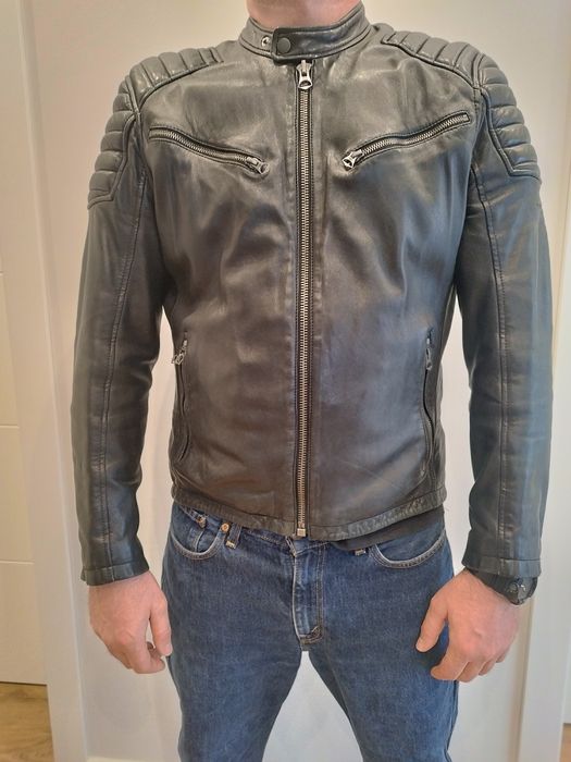 Мъжко яке естествена кожа Pepe Jeans