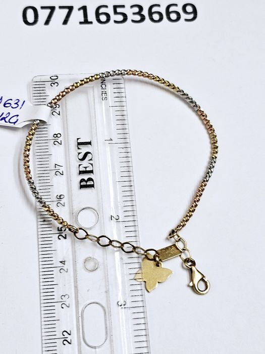 Vand bratara din aur 14 k 4.12 cod 631