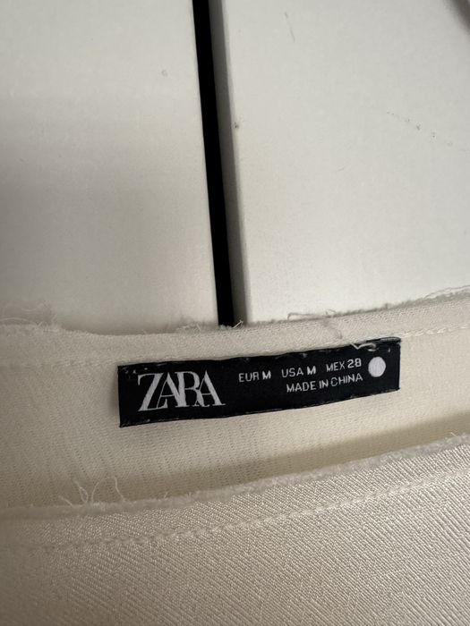 Bluza Zara crem din vascoza matimea m noua