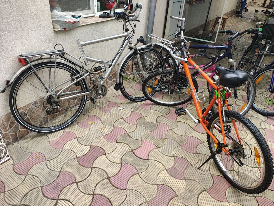 Biciclete de aluminiu la 250 lei buc și cu disc, și dinam în butuc