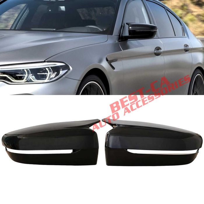 Capace oglinzi Batman M Style negru lucios pentru BMW G20 G22 G30 G11