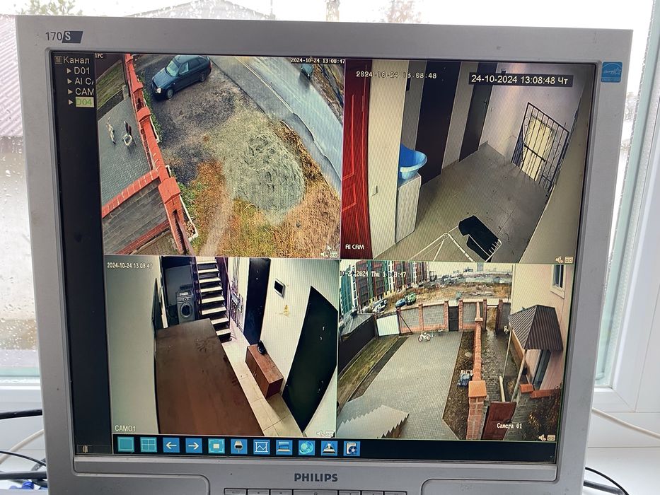 Установка видеонаблюдения