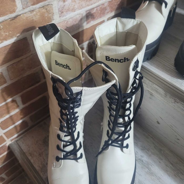 Ghete albe bench  marimea 36 si 37