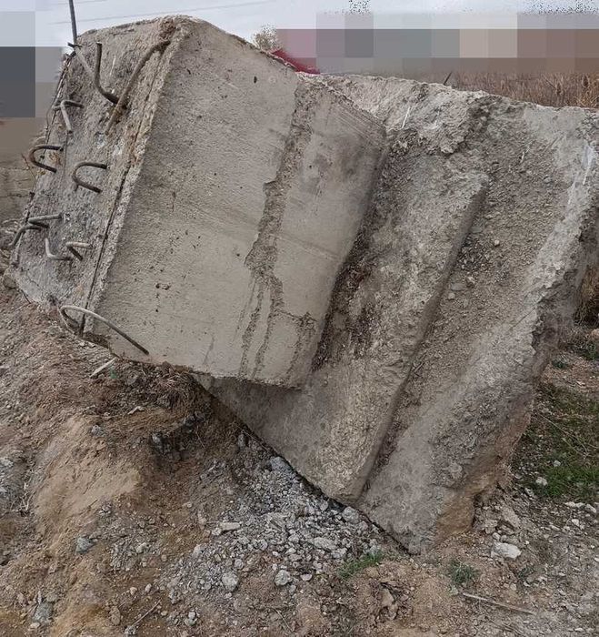 Железобетонные балки, стаканы , блоки