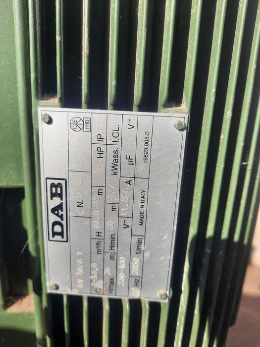 Vand  pompa  DAB kV 1.0/8T    _CP40/20300T