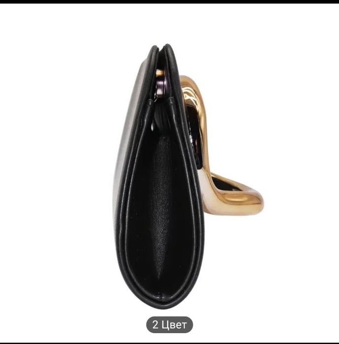 коричневая клатч-сумка