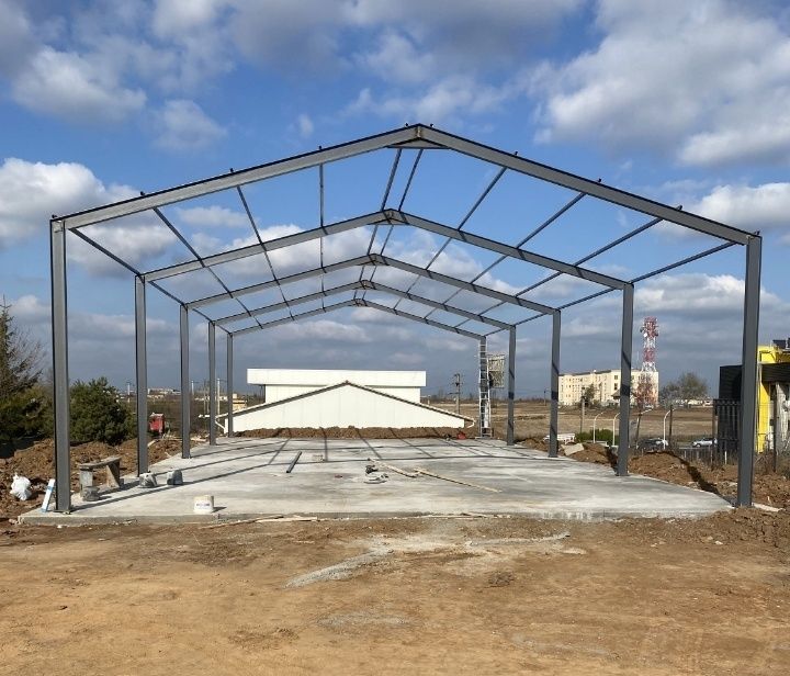 Hala metalica 12x25x5 ipe 180