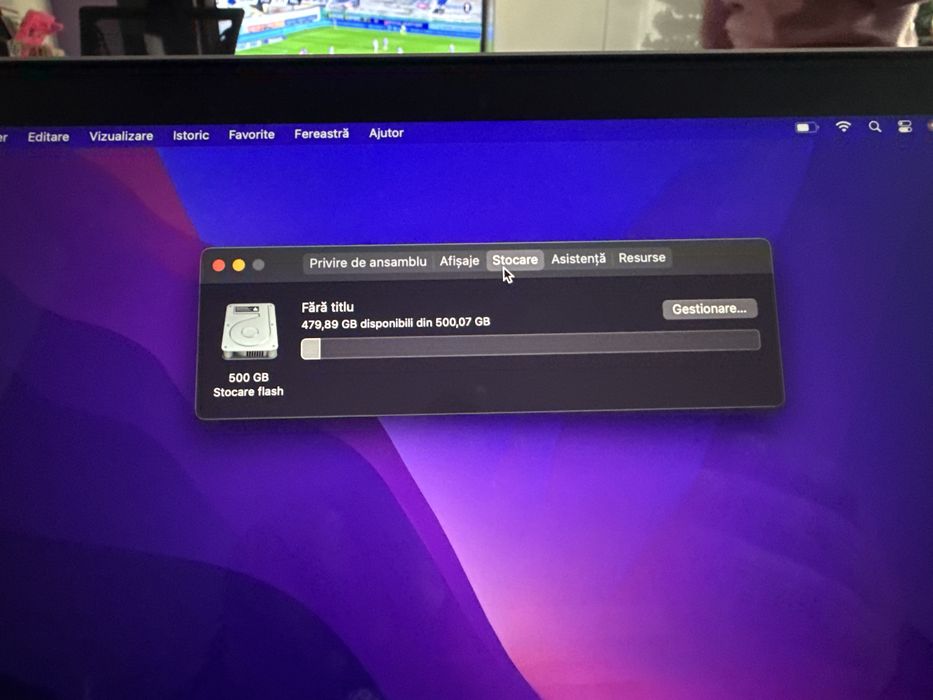 Laptop Apple Macbook Pro 13 i7 16gb ssd 512 baterie noua