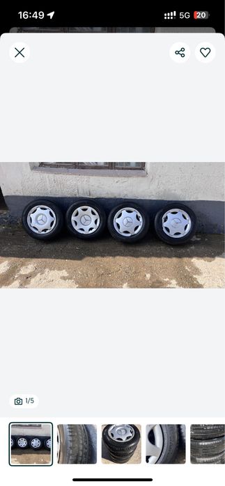 Мерседес шины с дисками летние