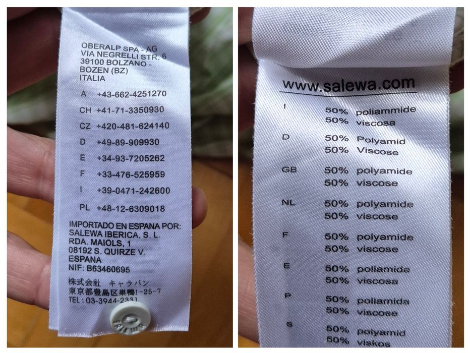 Cămașă Salewa Five Continents, Tehnologie Dry'ton, Bărbați - XL (52)