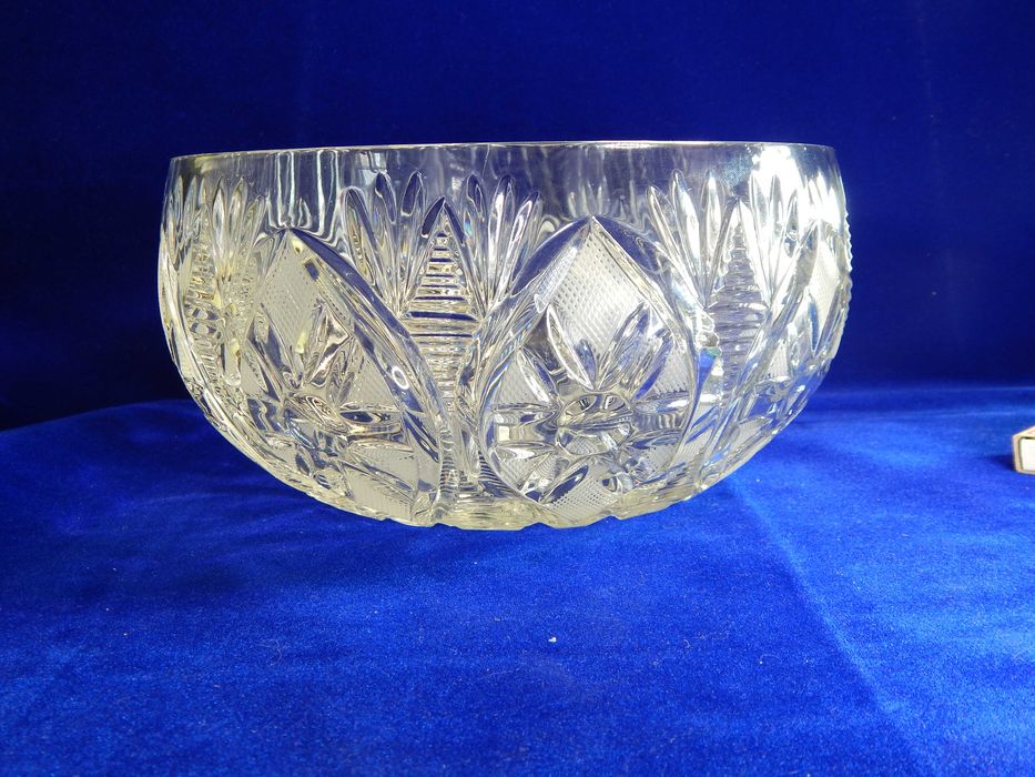 Салатница. Польский хрусталь.