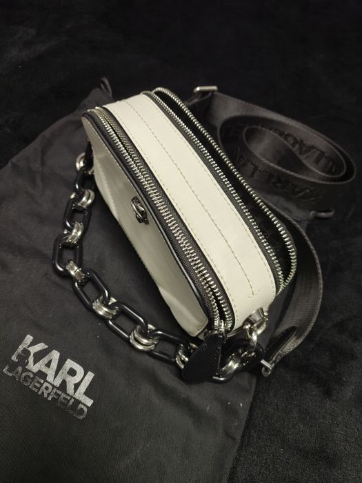 Geanta Karl Lagerfeld, piele naturala, originala