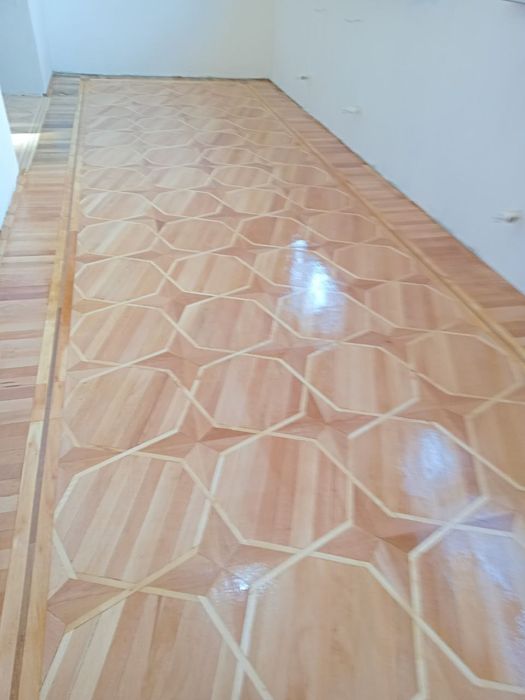 Шлифовка пол паркет