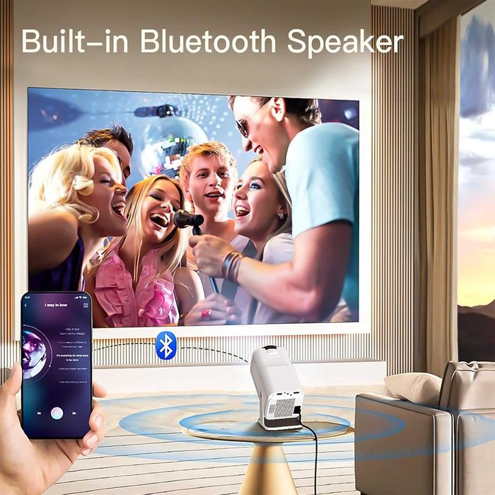 Мини проектор HY320 с WiFi и Bluetooth