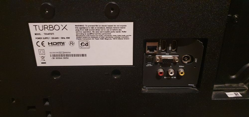 Turbo‑X TXV‑AF3275 32″ Smart TV Android, HD Ready, Chromecast