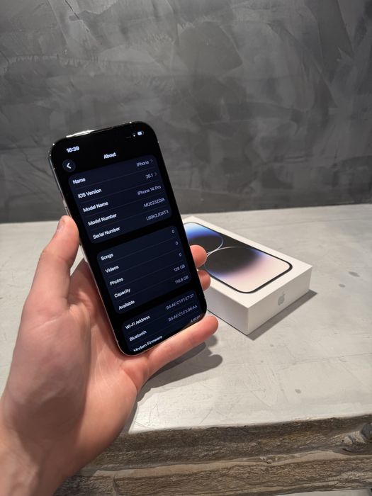 КАТО ЧИСТО НОВ Iphone 14 Pro White
