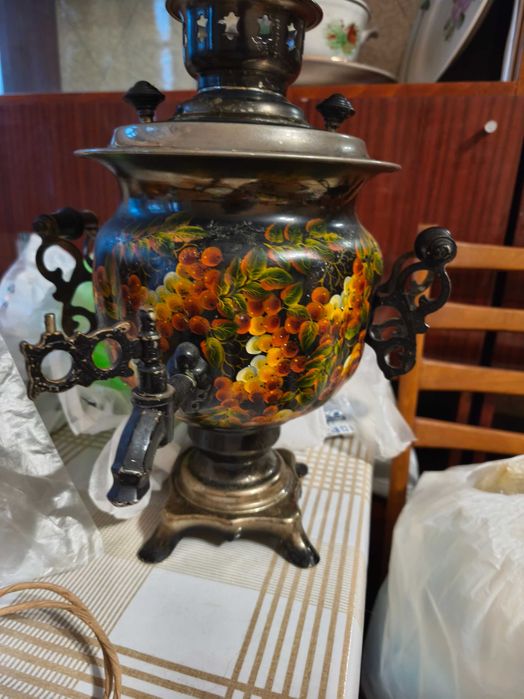 Самовар росписной