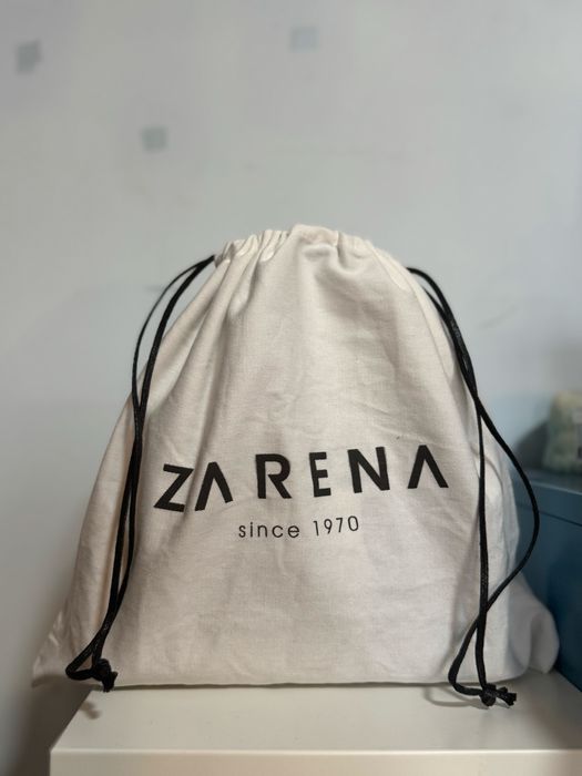 Чанта от естествена кожа на Зарена, черен цвят