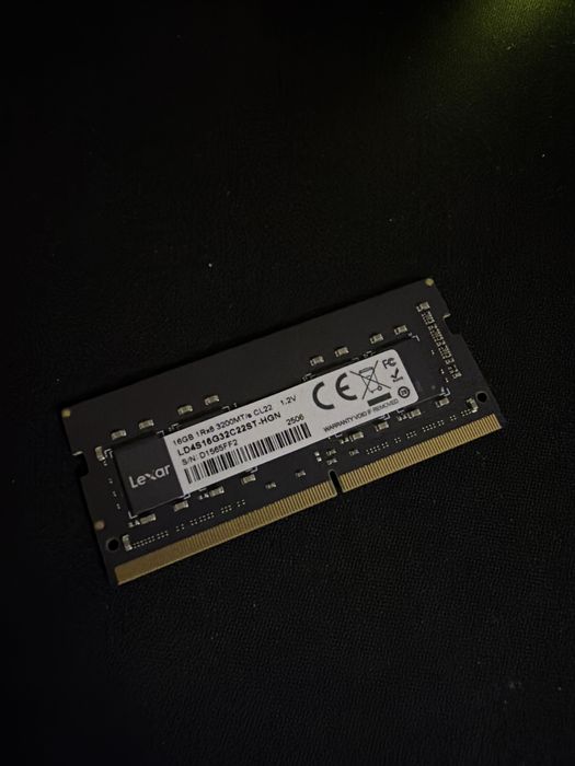 Оперативная память Lexar DDR4 16 GB sodim 3200 для ноутбука!