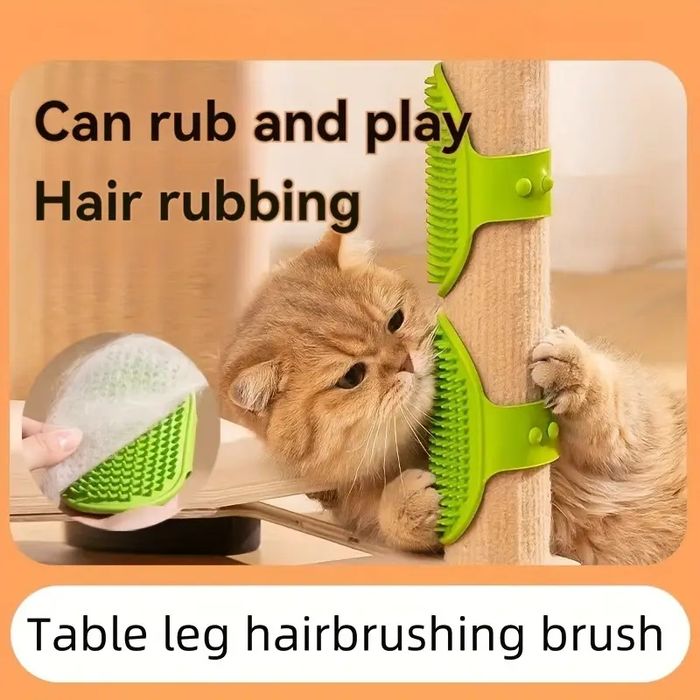 Perie multifuncțională pentru pisici