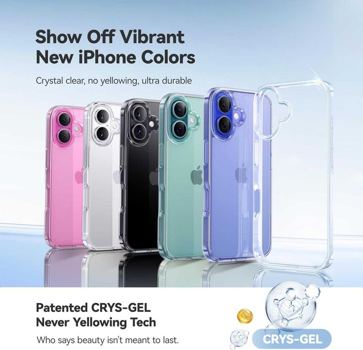 Husa silicon transparenta pt iPhone 16 / 16 Plus / 16 Pro / 16 Pro Max