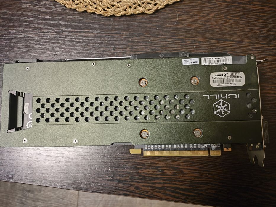 Видеокарта GTX 1060 6GB