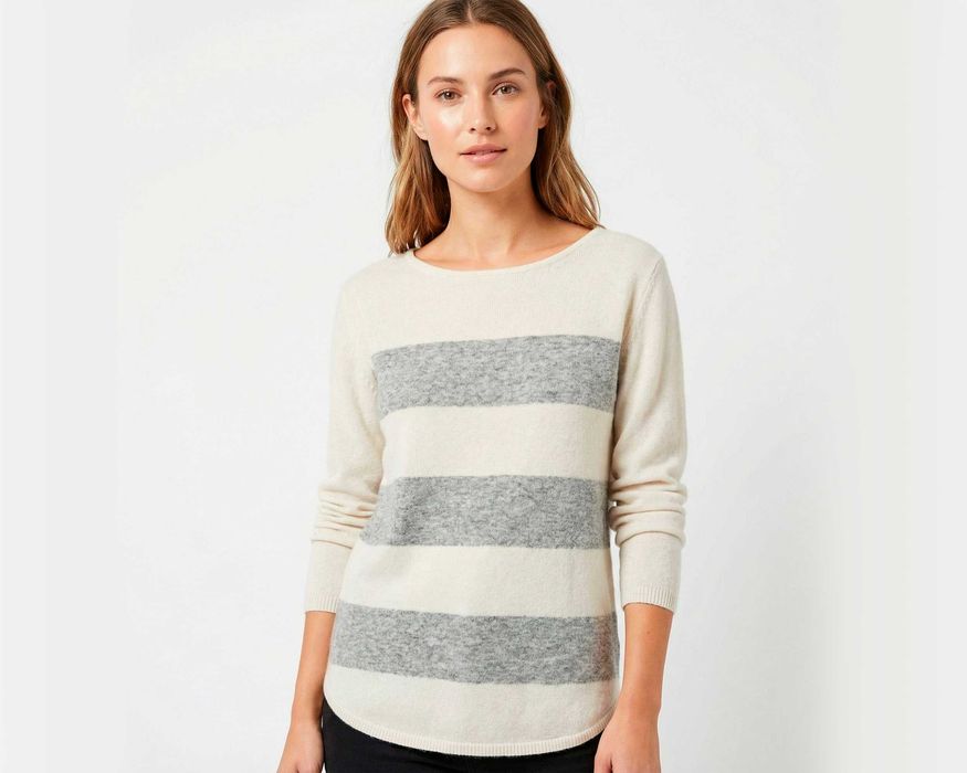 STYLESNOB 100% Кашмирен дамски пуловер размер 42