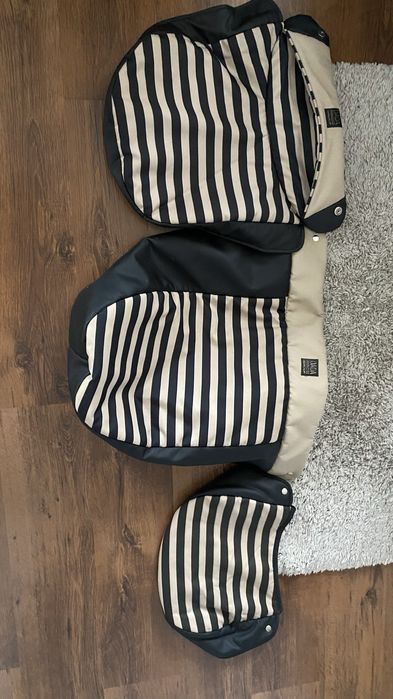 Бебешка количка 3 в 1 Dada Paradiso Stars Gold