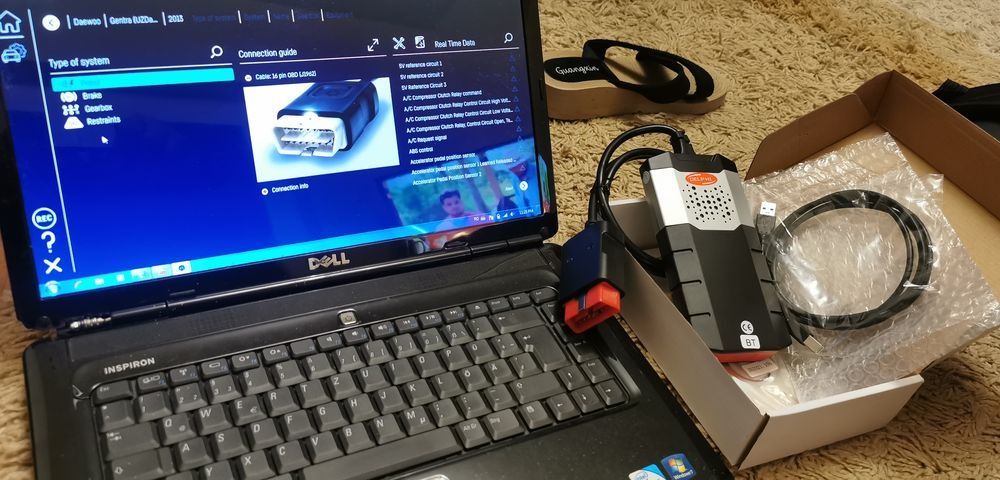 Laptop Dell Latitude E5440 + Interfață diagnoză auto Multidiag Pro+