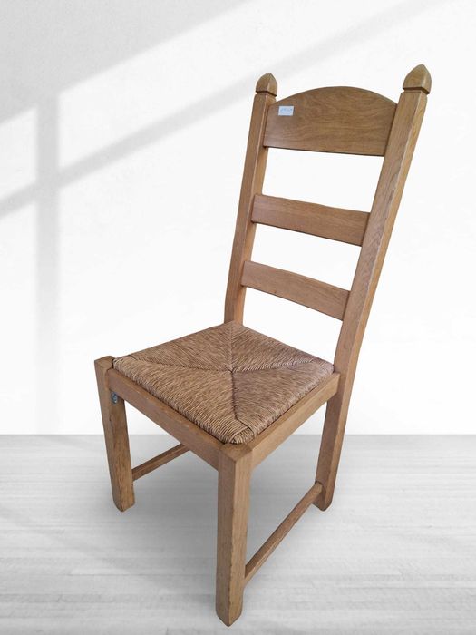 6 броя трепезни столове от масивен дъб