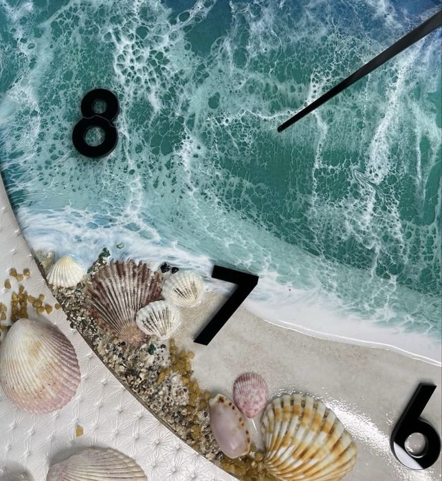 Часы из эпоксидной смолы